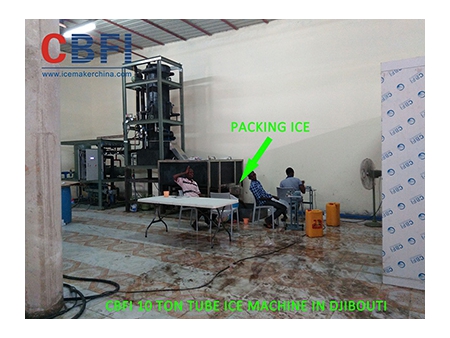 CBFI-10 ton Tube Ice plant in Djibouti