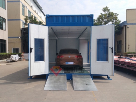 Mobile Container Spray Paint Booth