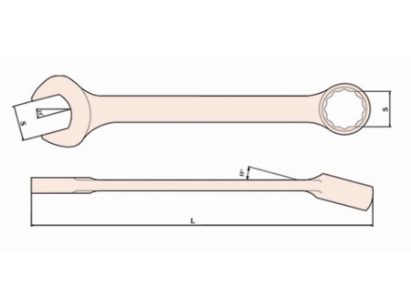 136 Non Sparking Combination Wrench