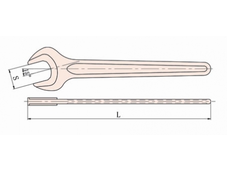 140 Non Sparking Single Open End Wrench