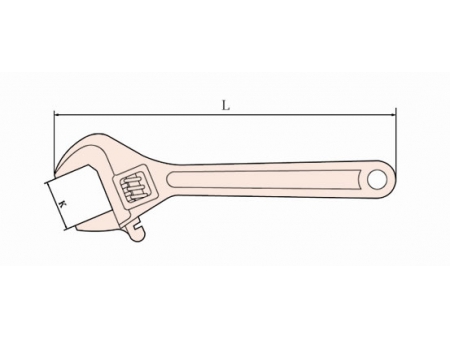 125 Non Sparking Adjustable Wrench