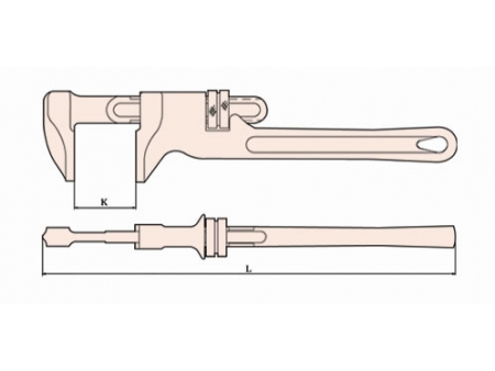 127 Non Sparking Monkey Wrench