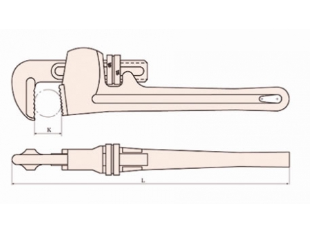 131 American Type Non Sparking Pipe Wrench