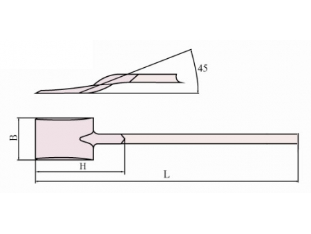 198A Non Sparking Long Handle Square Shovel