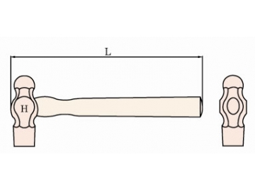 187A Non Sparking Ball-pein hammer