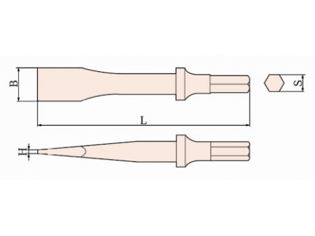 227 Non Sparking Pneumatic Chisel