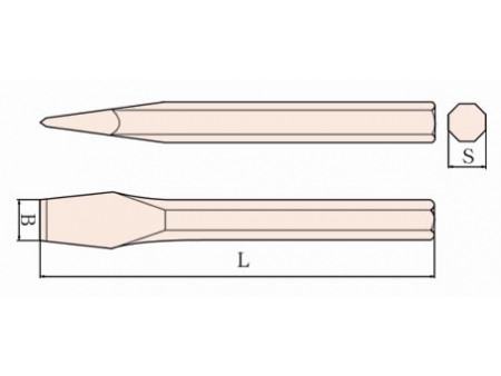 233 Non Sparking Octagon Chisel