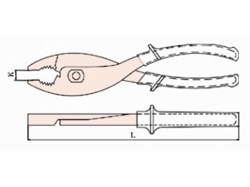 245 Non Sparking Slip Joint Pliers