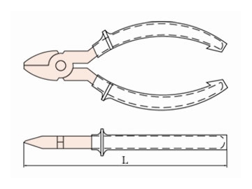 248 Non Sparking Diagonal Pliers