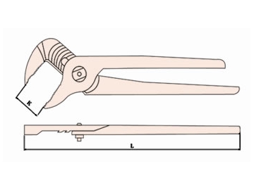 251 Non Sparking Groove Joint Pliers