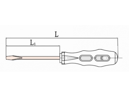 260 Non Sparking Slotted Screwdriver