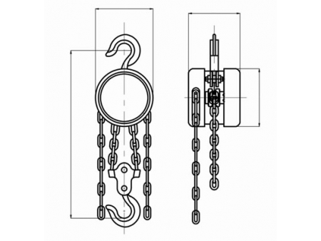 308 Non Sparking Manual Chain Hoist