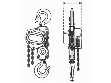 308A Non Sparking Manual Chain Hoist