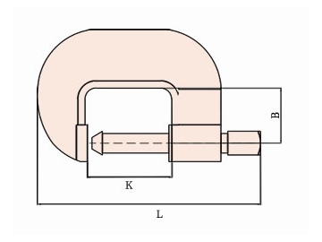 274A Non Sparking G Clamp