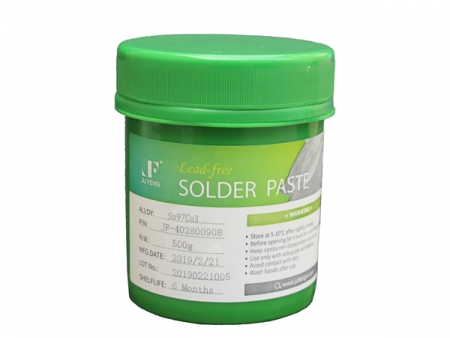 Sn97Cu3 JF-800930 High-Temperature Lead-Free Solder Paste