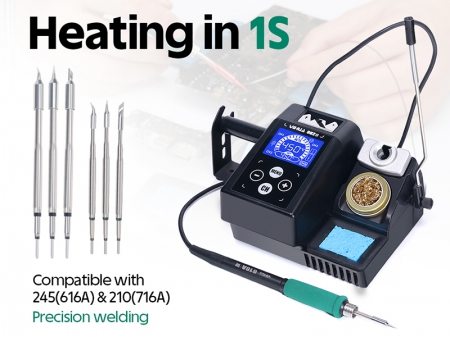 YIHUA 982-II Lead-Free Electronic Welding Rework Soldering Station with C210/C245 Soldering Iron Handle