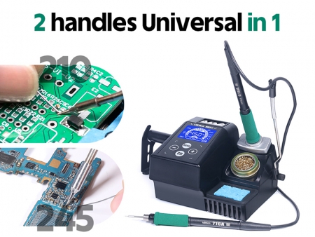 YIHUA 982-II Lead-Free Electronic Welding Rework Soldering Station with C210/C245 Soldering Iron Handle