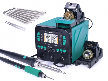 YIHUA 992D II Mini Hot Air Rework Station with C210/C245 Soldering Iron Handle