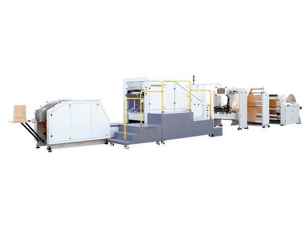 Bottom Side Machine SBH330B/450B Roll Fed Square Bottom Paper Bag Machine - SUNHOPE | ETW