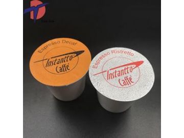 Coffee Capsule Heat Induction Seal, Cap Liner