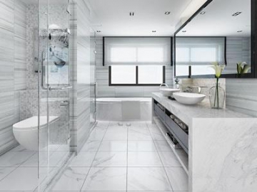 Calacatta White Series Marble Tile