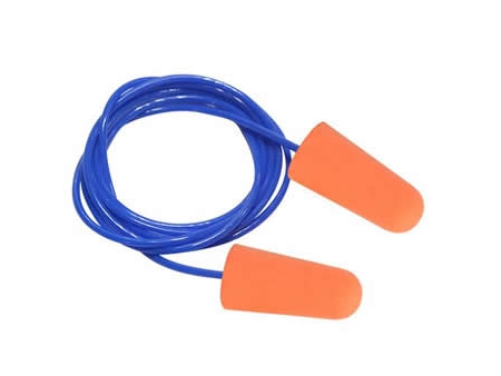 Foam Metal Detectable Earplugs, EC-1003A-C Disposable PU Earplug