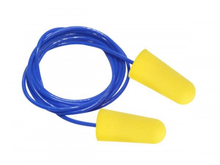 Foam Metal Detectable Earplugs, EC-1003A-C Disposable PU Earplug