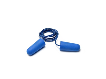 Foam Metal Detectable Earplugs, EC-1003A-C Disposable PU Earplug