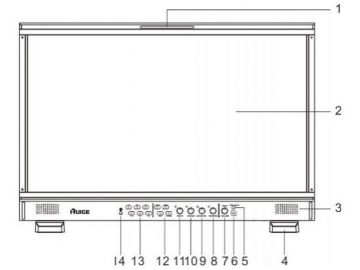 TL-B1730HD Desktop 17.3 Inch Broadcast Monitor, LCD Monitor