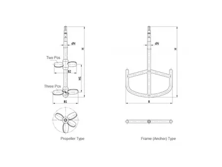 Glass-Lined Agitator