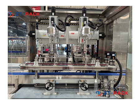 Automatic Tracking Two-Head Capping Machine