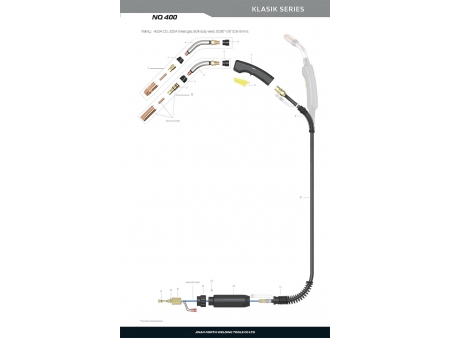 NQ400, MIG/MAG Welding Gun