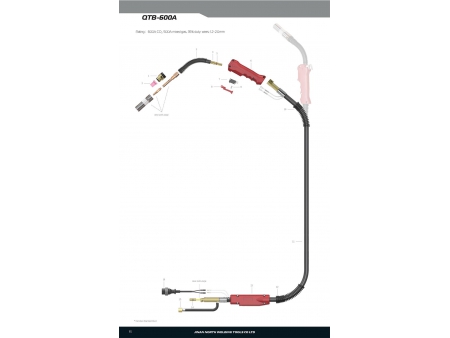 QTB-600A, MIG/MAG Welding Gun