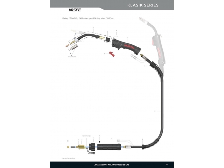 N15FE, MIG/MAG Welding Gun