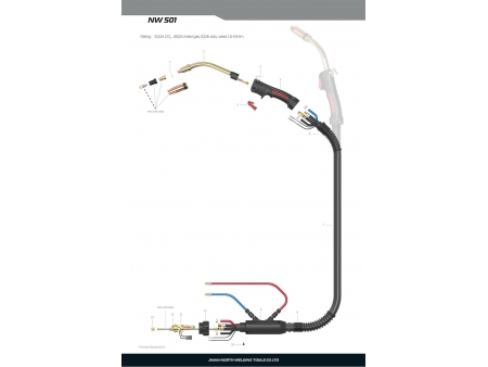 NW-501, MIG/MAG Welding Gun