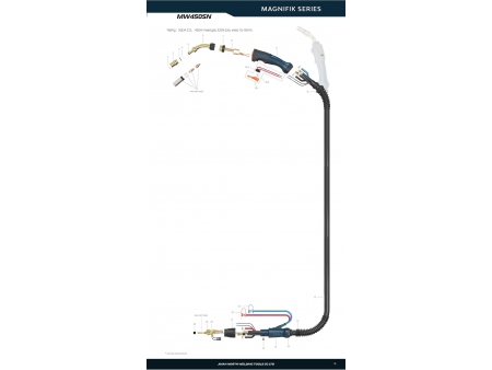 MW450SN，MIG/MAG Welding Gun