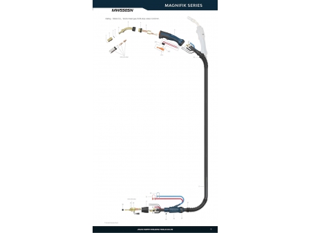 MW550SN，MIG/MAG Welding Gun