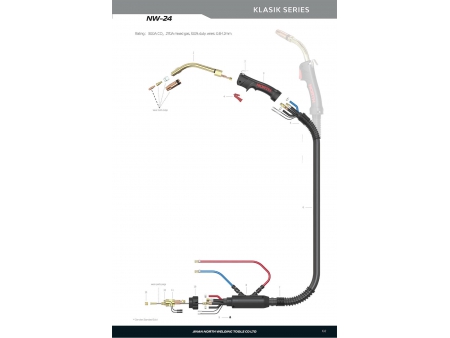 NW-24, MIG/MAG Welding Gun