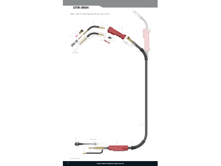 QTB-350A, MIG/MAG Welding Gun