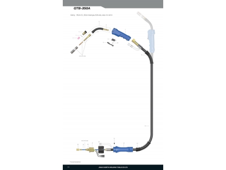 QTB-350A, MIG/MAG Welding Gun