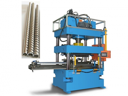 Condenser Header Pipe Punching Machine