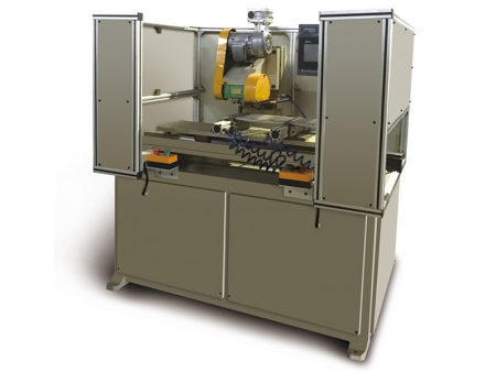 Condenser Header Pipe Grooving Machine