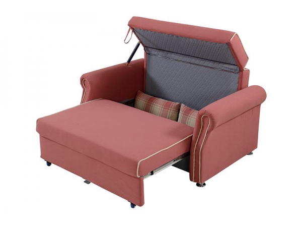 2 Seat Fabric Storage Sofa Bed Folding Furniture Provider Yuanrich