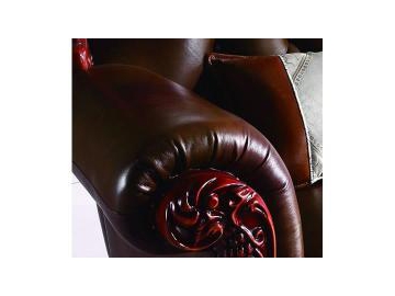 B188 Vintage Leather Sofa