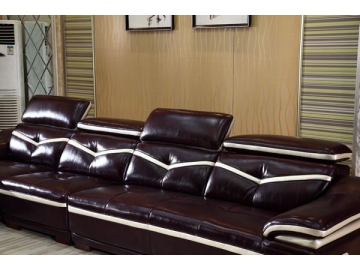 GF096B Contemporary Leather Sofa