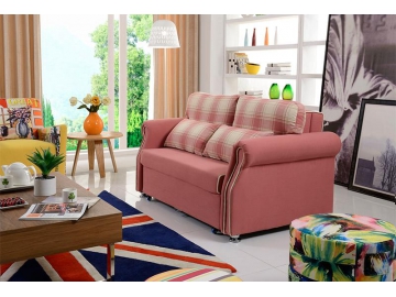 2-Seat Fabric Storage Sofa Bed