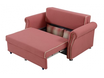 2-Seat Fabric Storage Sofa Bed