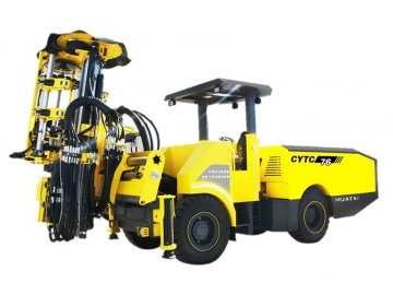 Hydraulic Drilling Jumbo with Automatic Rod Changer, CYTC76  (for Mining Production)