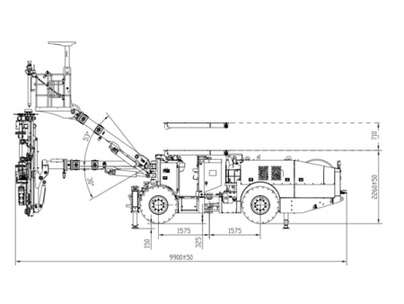 Hydraulic Bolting Jumbo, HT91-S