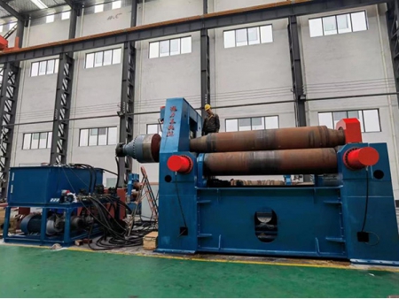 2000mm~3000mm 3-Roll Horizontal Plate Rolling and Bending Machine